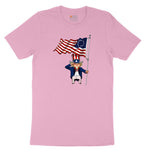 Uncle Sam Toddler Short Sleeve Tee - Candy Pink