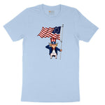 Uncle Sam Toddler Short Sleeve Tee - Light Blue