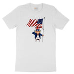 Uncle Sam Toddler Short Sleeve Tee - White