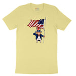 Uncle Sam Toddler Short Sleeve Tee - Yellow