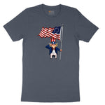 Uncle Sam Youth Short Sleeve Tee - Heather Navy