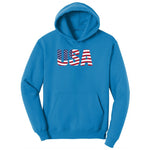 USA Ladies Hoodie - Sapphire