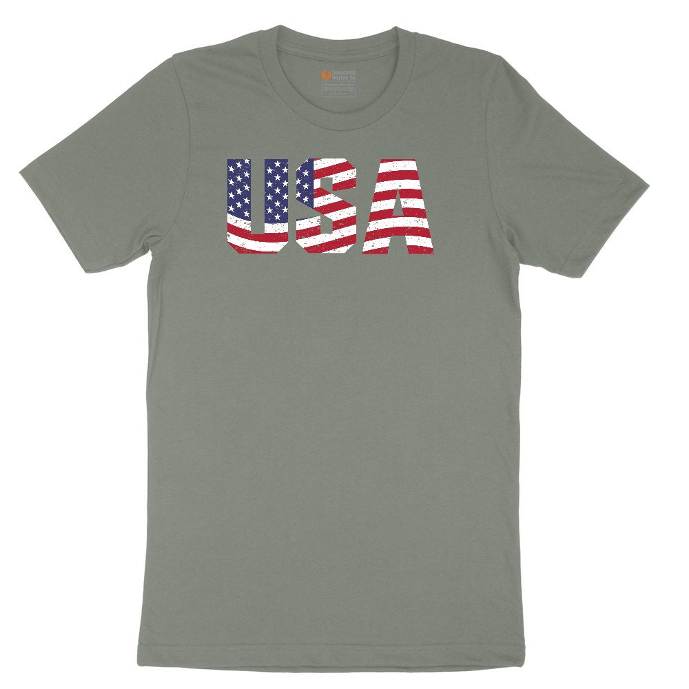 USA Ladies Short Sleeve Tee - Bamboo Blackout