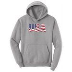 USA Hoodie - Athletic Heather