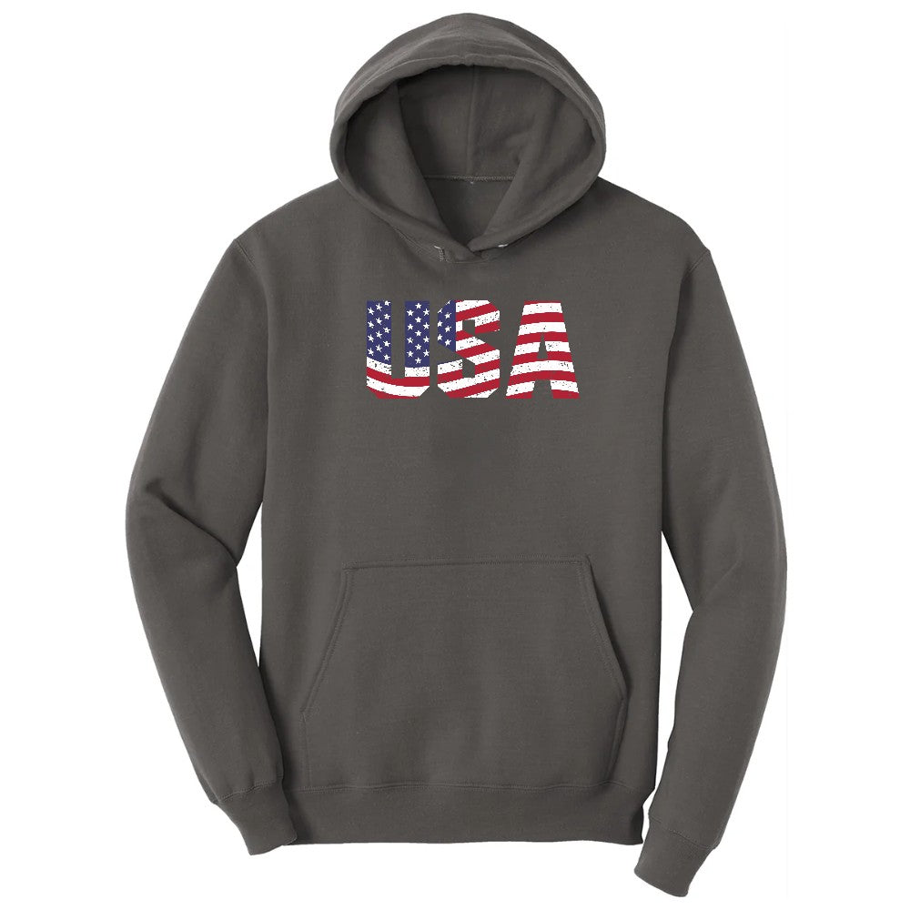 USA Hoodie - Charcoal