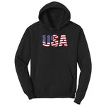 USA Hoodie - Jet Black