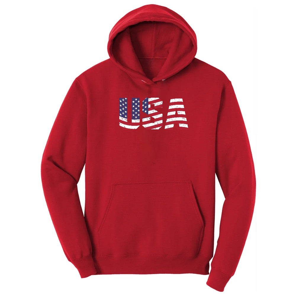 USA Hoodie - Red