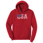 USA Hoodie - Red