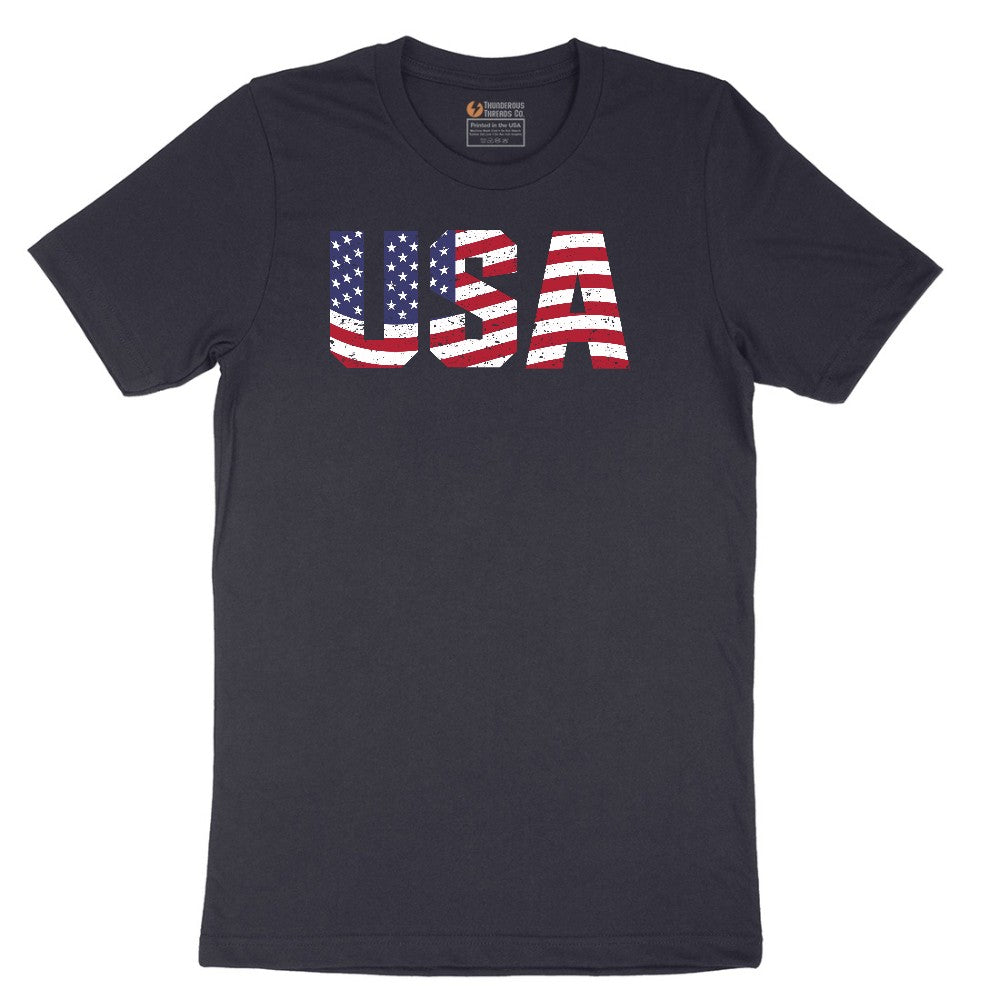 USA Short Sleeve Tee - Deep Navy