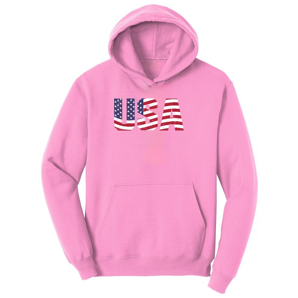 USA Youth Hoodie - Candy Pink
