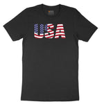 USA Youth Short Sleeve Tee - Black