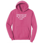 Vodka May Not be the Answer but Its Worth a Shot Ladies Hoodie - Sangria