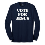 Vote for Jesus Long Sleeve Tee - Navy