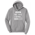 Warning Dad Joke Loading Hoodie - Athletic Heather