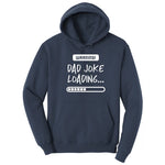 Warning Dad Joke Loading Hoodie - Navy