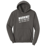 Warning Will Talk About Cars for Hours Hoodie - Charcoal