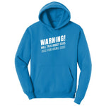 Warning Will Talk About Cars for Hours Youth Hoodie - Sapphire