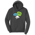 Weather Balloon Thats Hysterical Ladies Hoodie - Dark Heather Grey