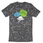 Weather Balloon Thats Hysterical Ladies Short Sleeve Tee - Black Leopard