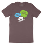 Weather Balloon Thats Hysterical Ladies Short Sleeve Tee - Sangria Blackout