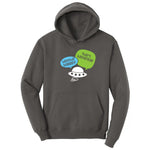 Weather Balloon Thats Hysterical Hoodie - Charcoal