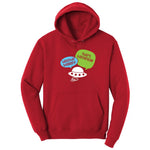 Weather Balloon Thats Hysterical Hoodie - Red