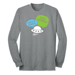 Weather Balloon Thats Hysterical Long Sleeve Tee - Athletic Grey