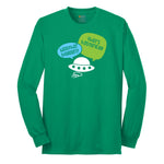 Weather Balloon Thats Hysterical Long Sleeve Tee - Kelly Green