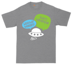 Weather Balloon Thats Hysterical tall t-shirt for men in Athletic Heather