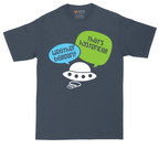Weather Balloon Thats Hysterical tall t-shirt for men in Heather Navy