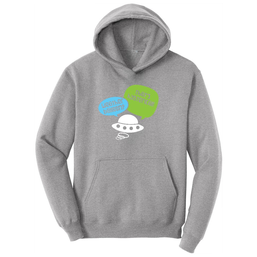 Weather Balloon Thats Hysterical Youth Hoodie - Athletic Heather