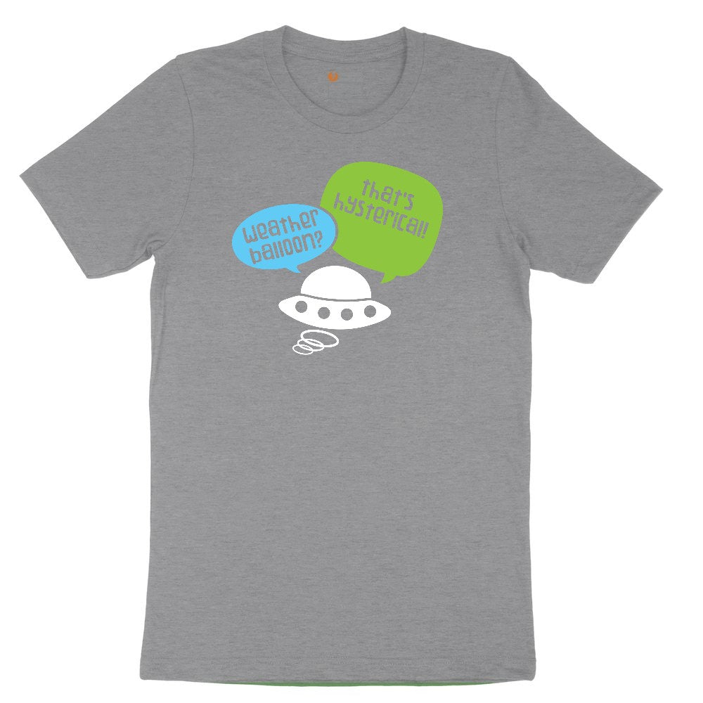 Weather Balloon Thats Hysterical Youth Short Sleeve Tee - Athletic Heather