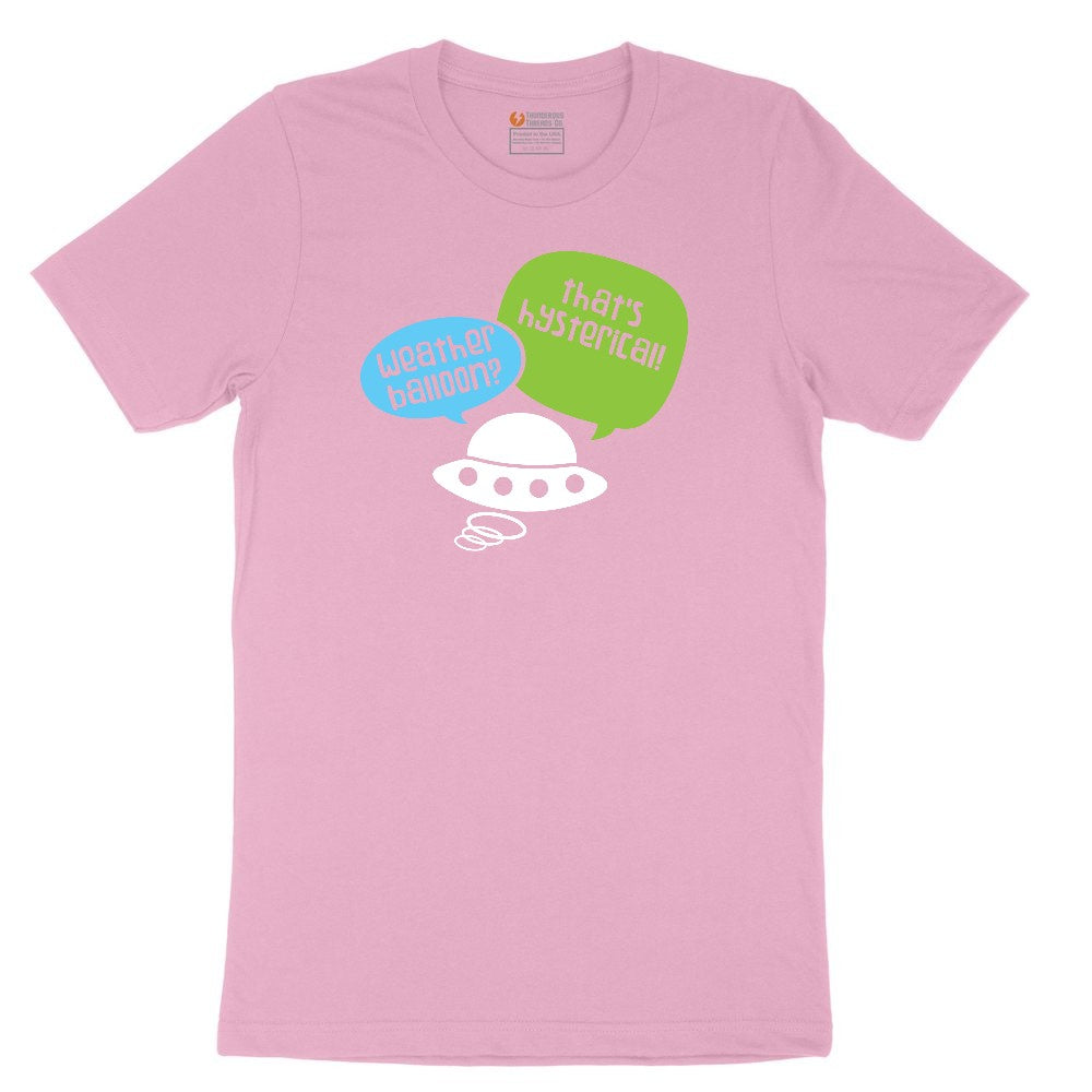 Weather Balloon Thats Hysterical Youth Short Sleeve Tee - Candy Pink