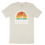Weekend Forecast Fishing with a Chance of Drinking Ladies Short Sleeve Tee - Natural Heather