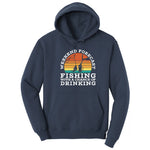 Weekend Forecast Fishing with a Chance of Drinking Hoodie - Navy