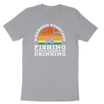 Weekend Forecast Fishing with a Chance of Drinking Short Sleeve Tee - Athletic Heather Grey