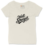 Well Sheeyit Ladies Curvy Tee - Natural Heather