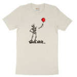 Well Shit Halloween Skeleton Design Ladies Short Sleeve Tee - Natural Heather