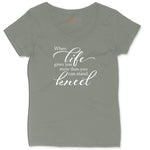 When Life Gives You More Than You Can Stand Ladies Curvy Tee - Bamboo Blackout