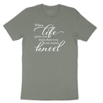 When Life Gives You More Than You Can Stand Ladies Short Sleeve Tee - Bamboo Blackout
