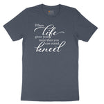 When Life Gives You More Than You Can Stand Youth Short Sleeve Tee - Heather Navy