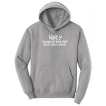 Wine Because No Good Story Begins with a Salad Hoodie - Athletic Heather