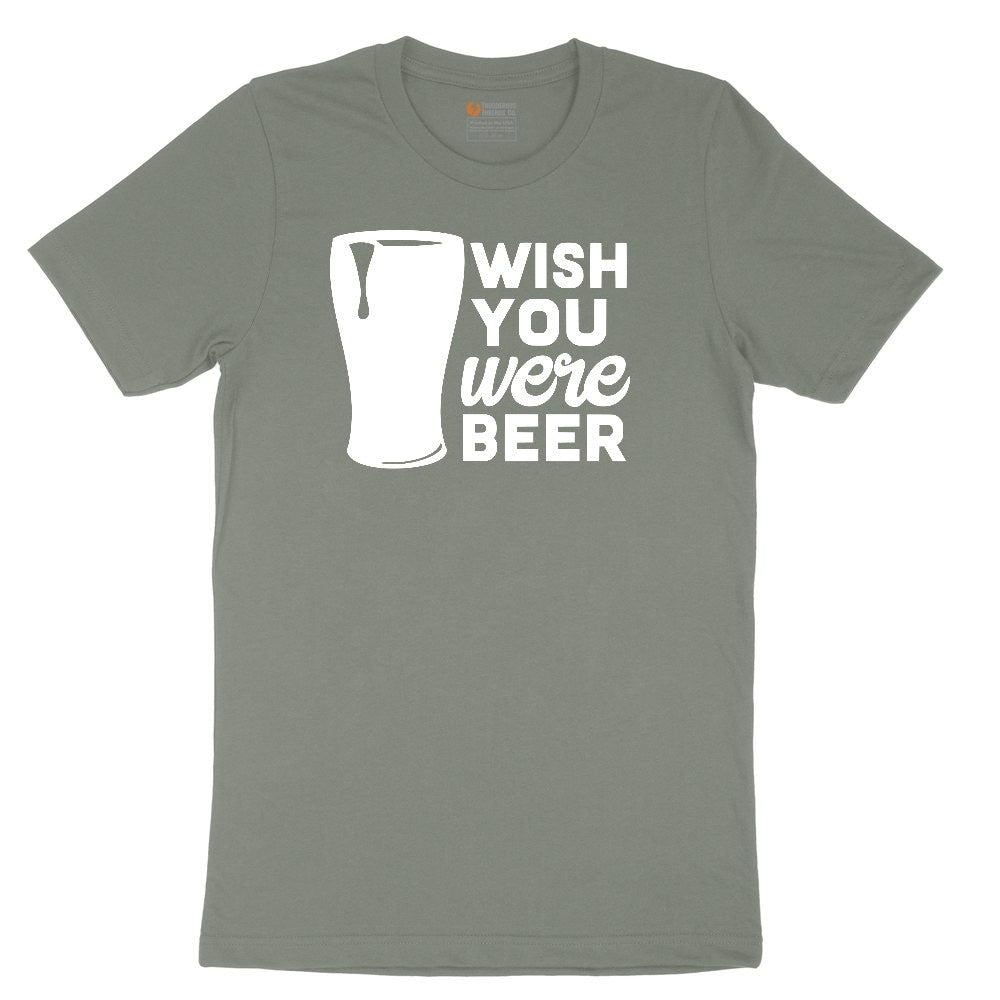 Wish You Were Beer Ladies Short Sleeve Tee - Bamboo Blackout