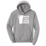 Wish You Were Beer Hoodie - Athletic Heather