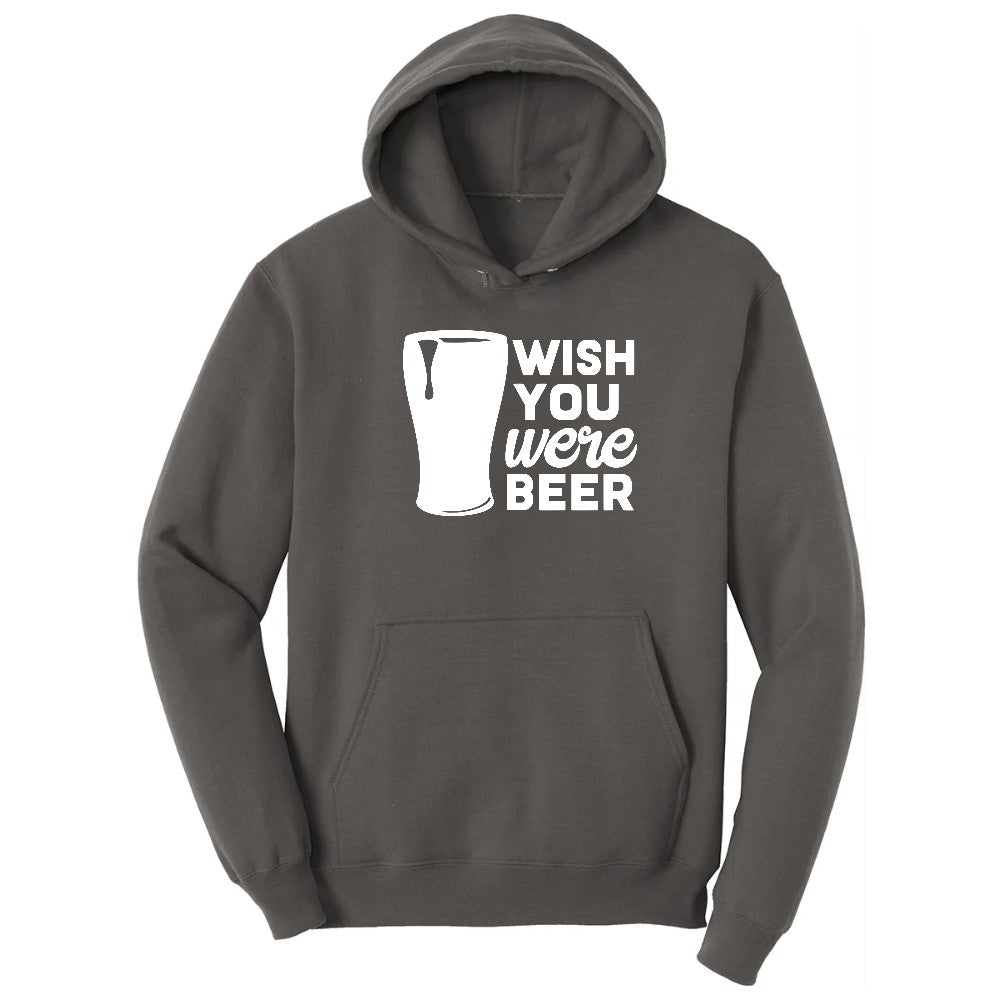Wish You Were Beer Hoodie - Charcoal