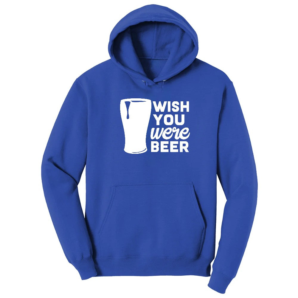 Wish You Were Beer Hoodie - True Royal