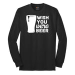 Wish You Were Beer Long Sleeve Tee - Jet Black