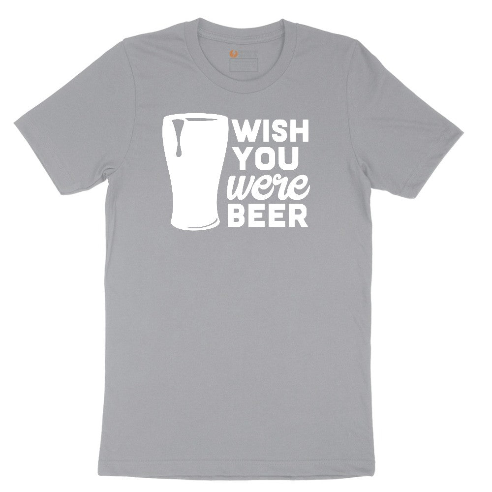 Wish You Were Beer Short Sleeve Tee - Athletic Heather Grey