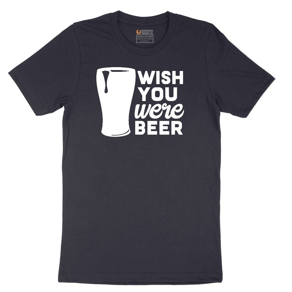 Wish You Were Beer Short Sleeve Tee - Deep Navy