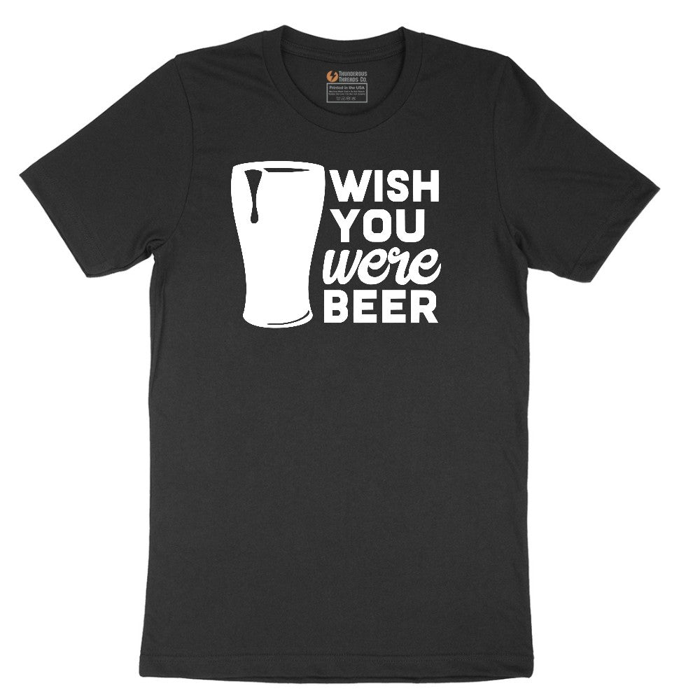Wish You Were Beer Short Sleeve Tee - Jet Black